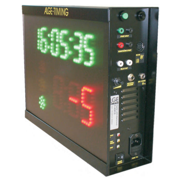 Alge Asc3 Led Start Clock With Battery And Remote